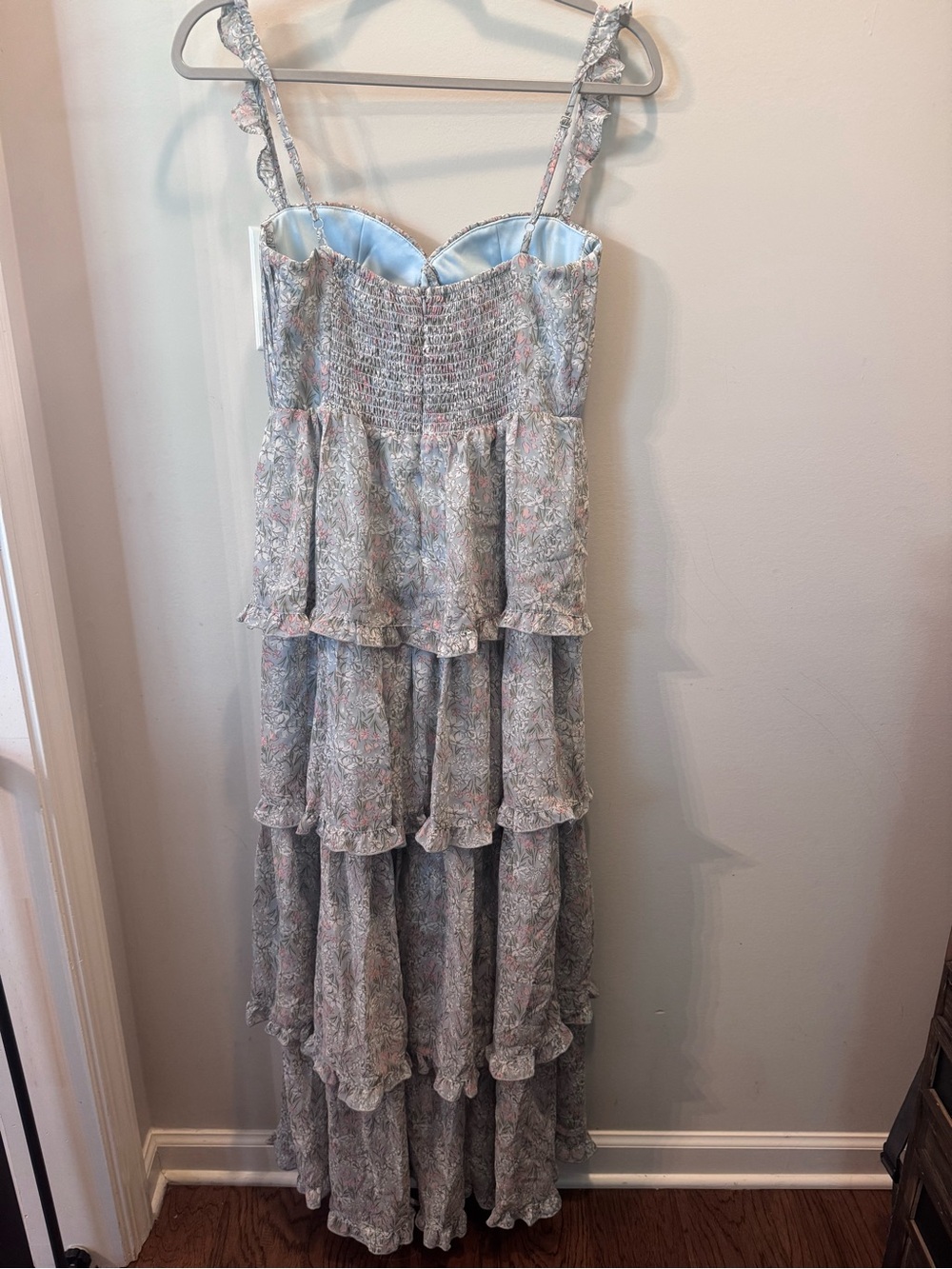 NWT Astr the Label Tiered Floral Maxi Dress with Ruffle Detail, Small - Picture 3 of 12